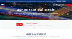 Desktop Screenshot of ccs.cz